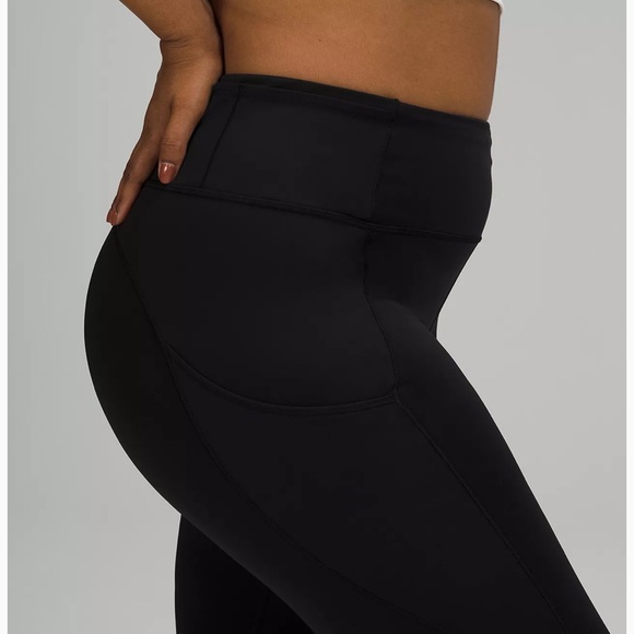 NWT lululemon Fast and Free Reflective High-Rise Tight 25" size 4 Black - Picture 3 of 7